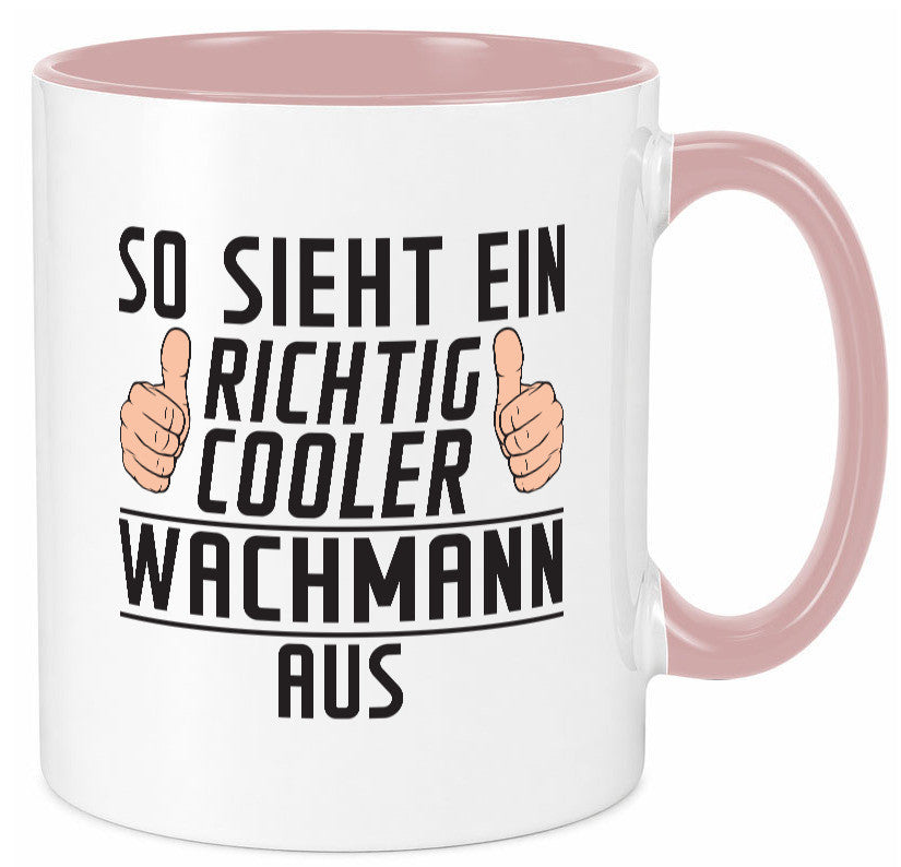 Richtig Cooler Wachmann | Wachpersonal Nachtwächter lustig Humor Geschenkidee