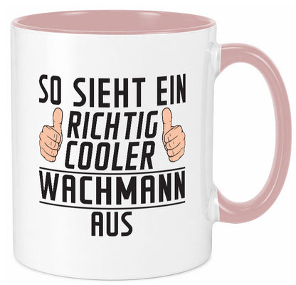 Richtig Cooler Wachmann | Wachpersonal Nachtwächter lustig Humor Geschenkidee