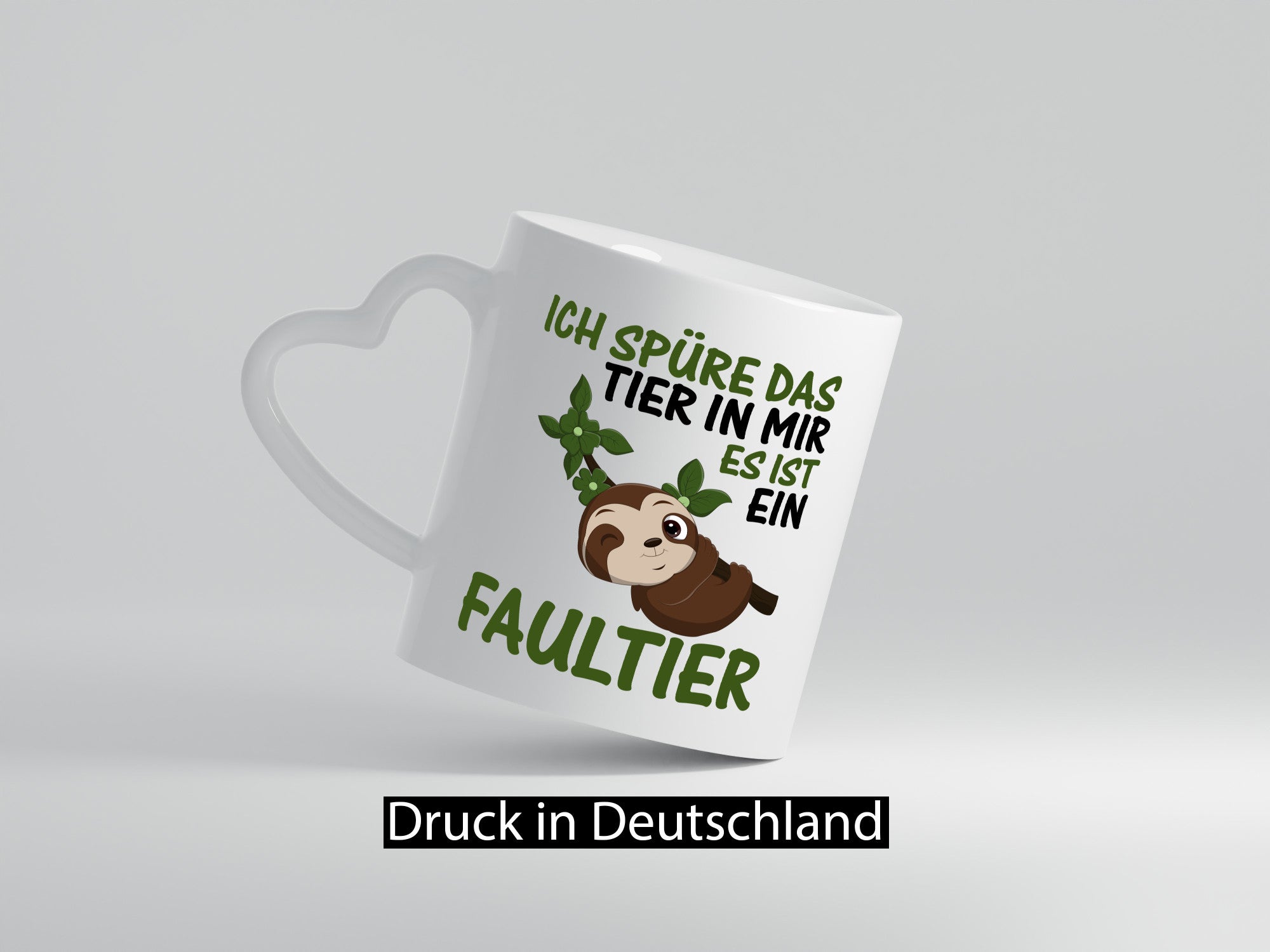 Ich spüre das Tier in mir | Faultier Faul sein lustig Tierliebhaber Humor