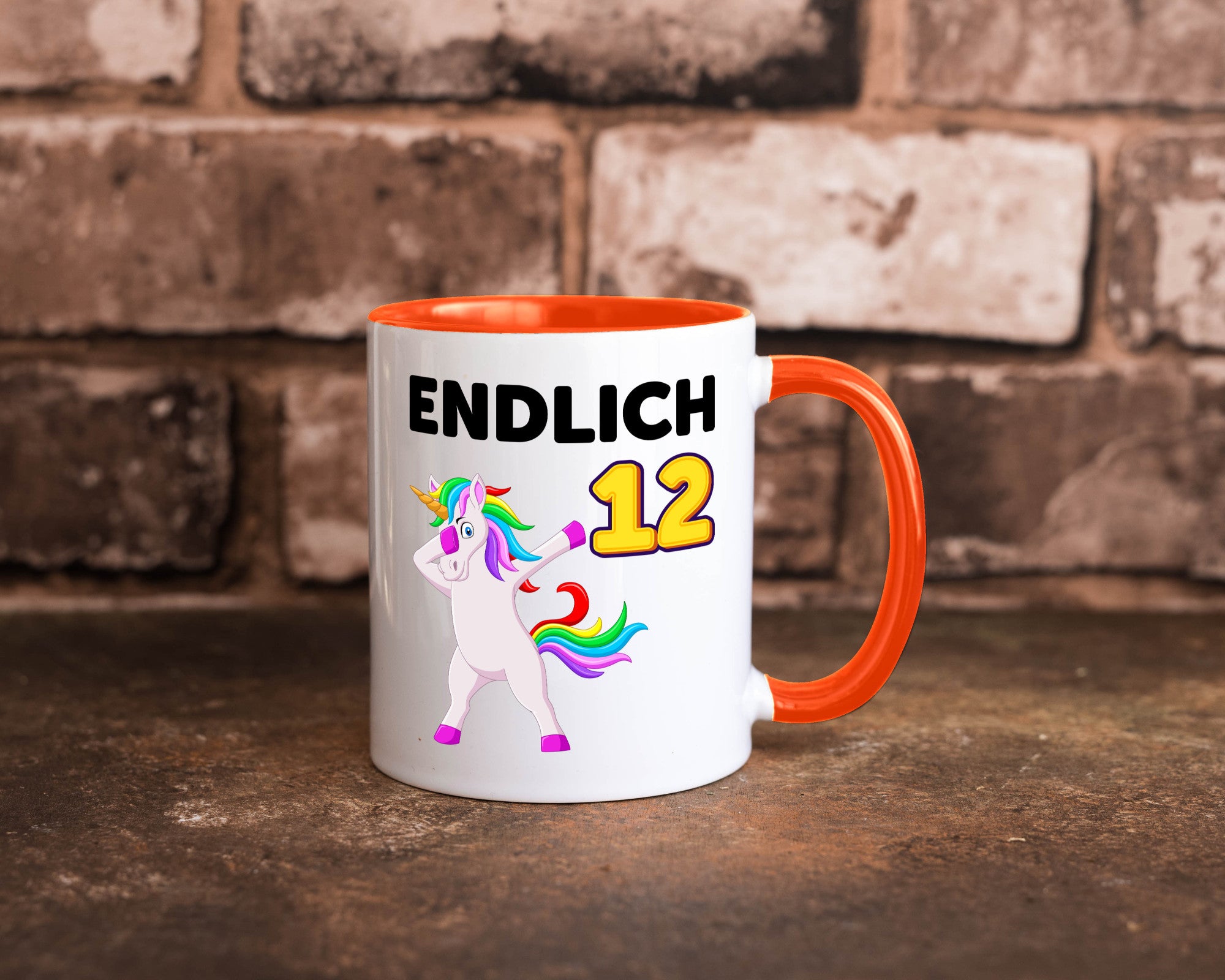 12. Geburtstag | endlich 12 Jahre Einhorn Mädchen lustig Geschenkidee Geschenk