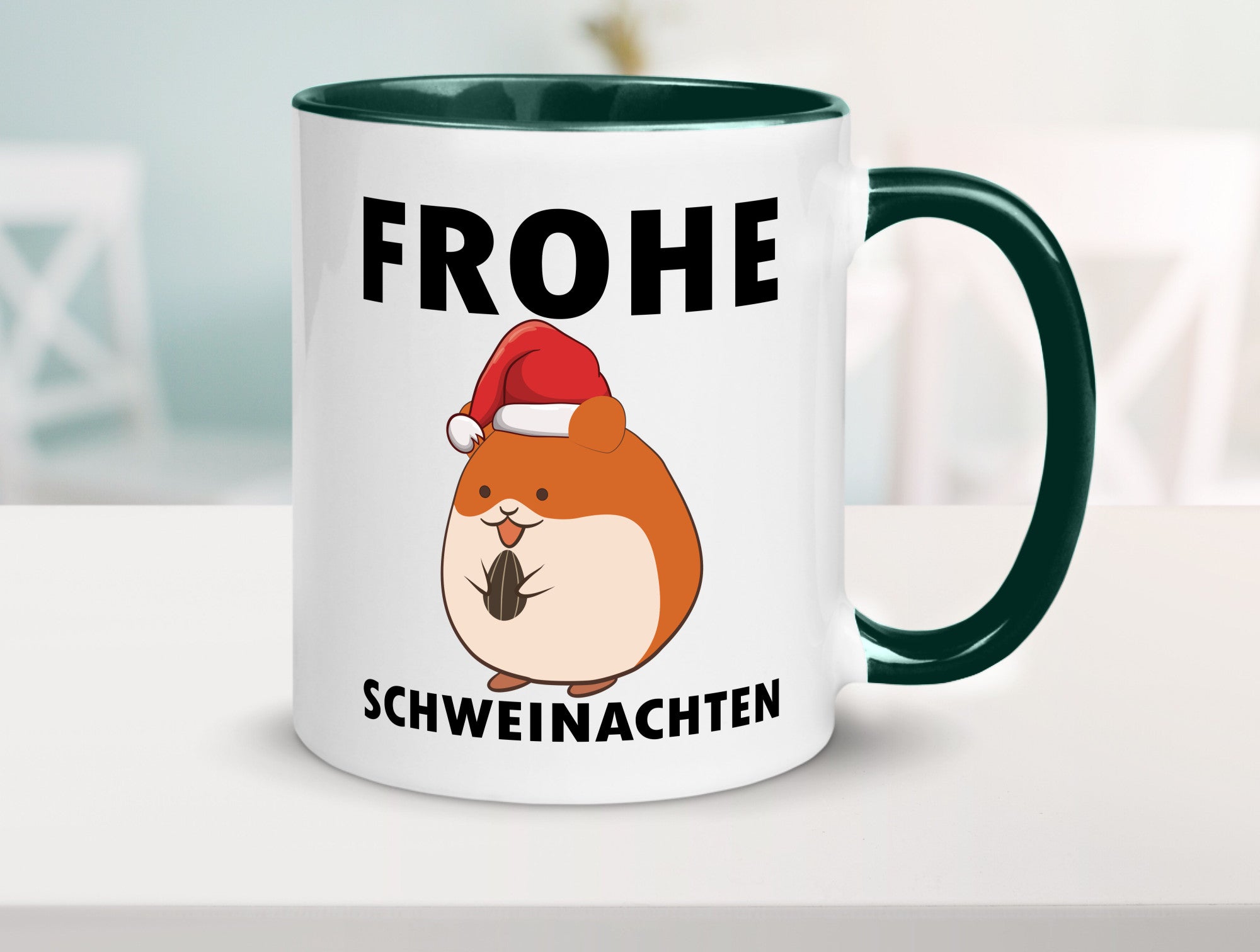 Frohe Schweinachten | Meerschweinchen Weihnachten lustiger Spruch Geschenk