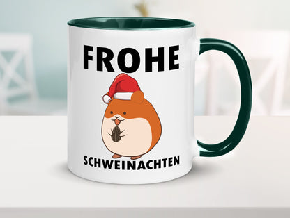 Frohe Schweinachten | Meerschweinchen Weihnachten lustiger Spruch Geschenk
