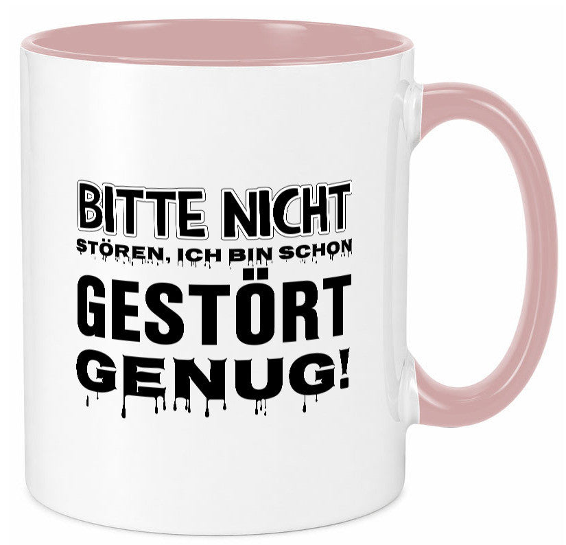 Ich bin schon gestört lustiger Spruch Geschenk Humor Geschenkidee Tasse