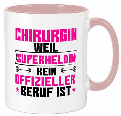 Superheldin Chirurgin | Chirurgie Krankenhaus Geschenkidee Humor Tasse