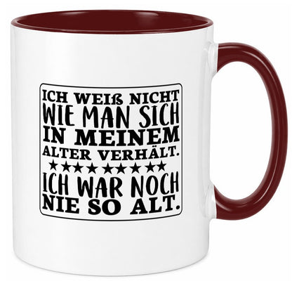 Noch nie so alt | Geburtstag Spruchtasse Humor Geschenkidee Tasse