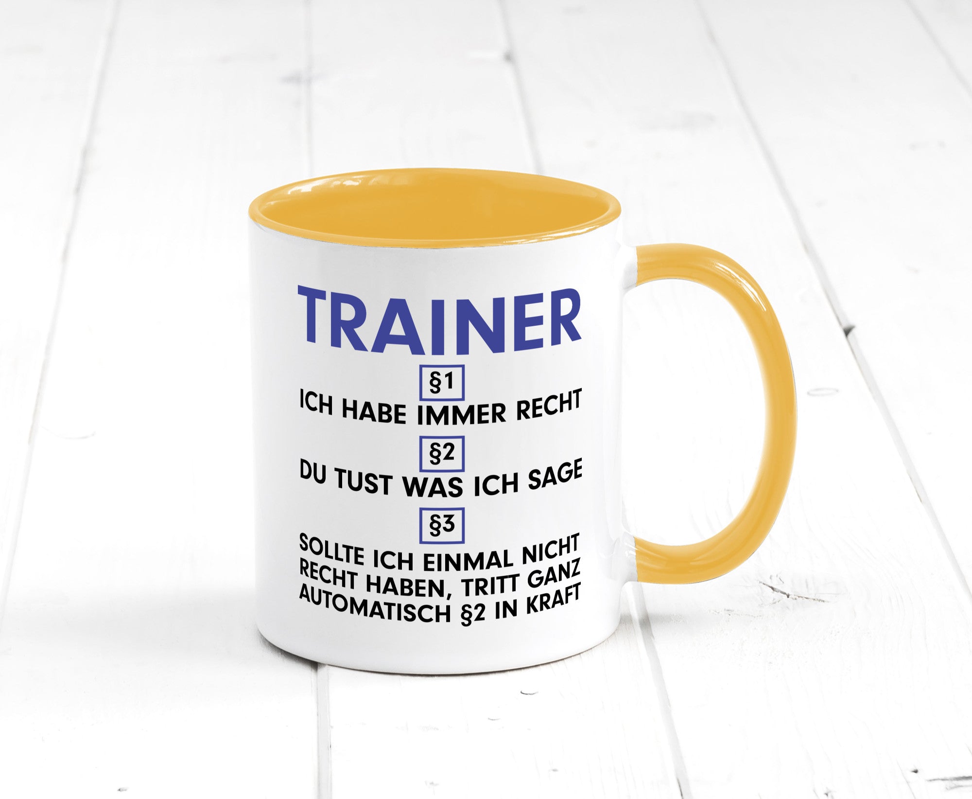 Ich habe immer Recht Trainer | Verein Sport v2 lustig Humor Geschenkidee