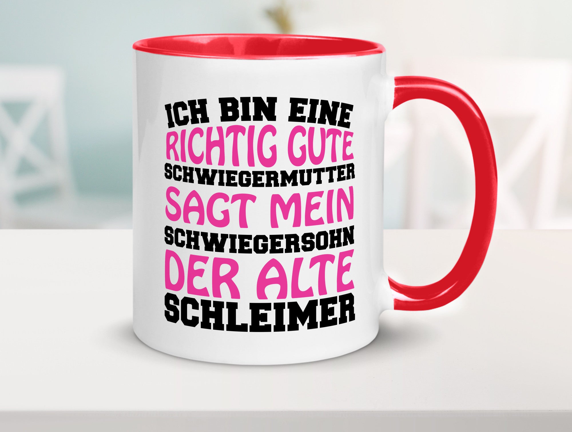 Gute Schwiegermutter lustig Familie Geschenkidee Geschenk Tasse
