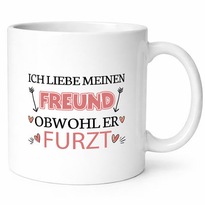 Furzender Freund | Beziehung Tasse Liebe Humor lustig Geschenkidee Geschenk