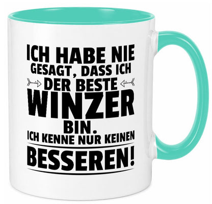 Der Beste Winzer | Weinbauer Wein Humor Geschenkidee Tasse