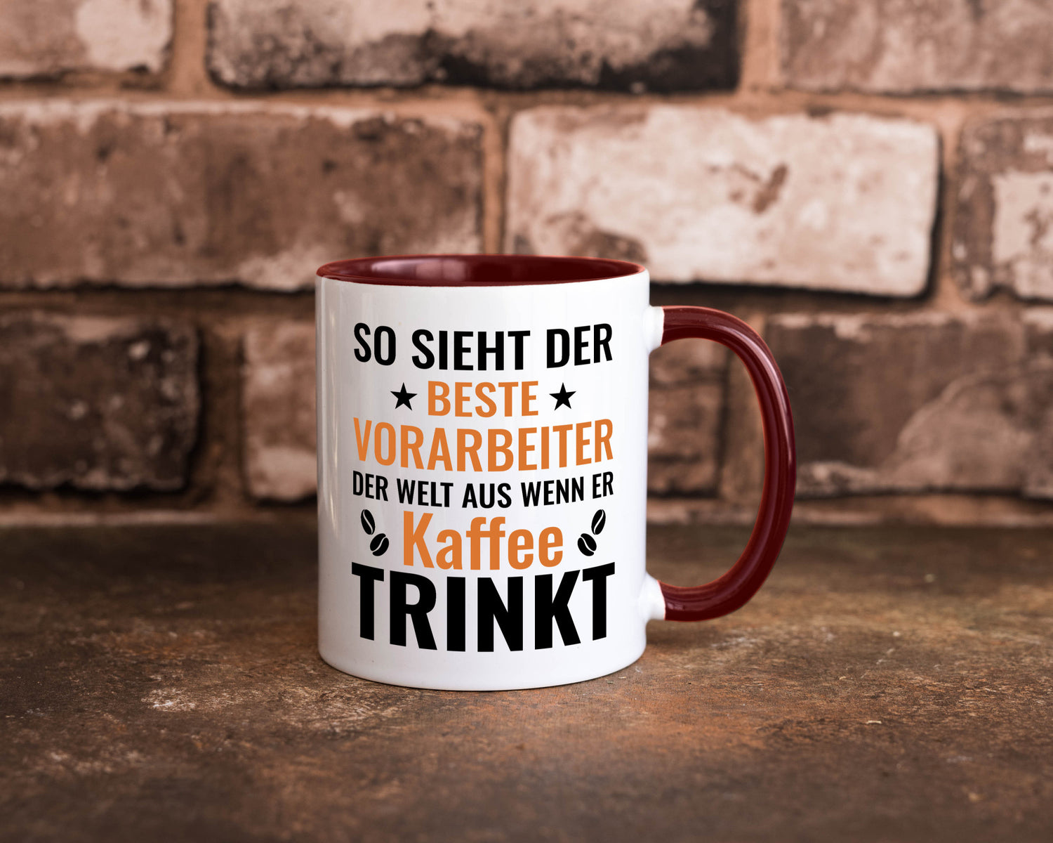 Kaffee trinkt: Vorarbeiter | Kollege Teamleiter Geschenk Arbeit Kollegen Büro