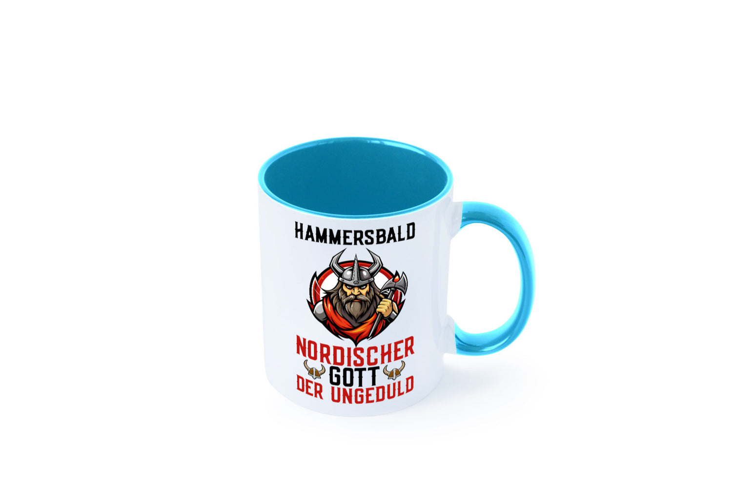 Hammersbald Nordischer Gott der ungeduld Humor Geschenkidee Tasse