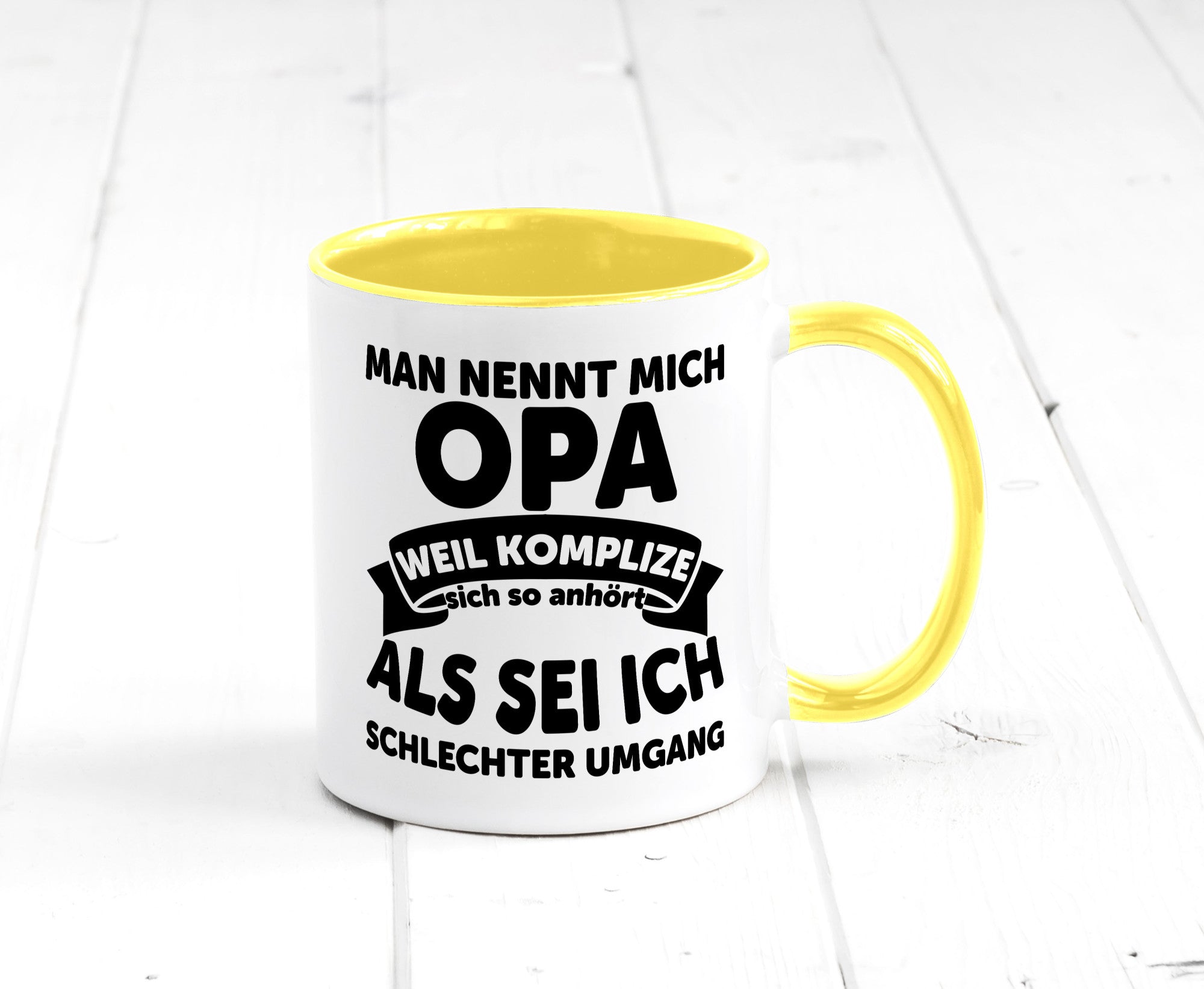 Nenn mich Opa, Komplize schlechter Umgang | Opa Witz Geschenk Familie