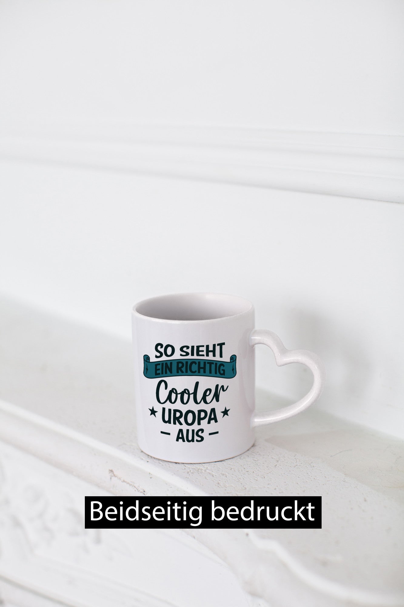 Cooler Uropa | Urkunde Sterne lustiger Spruch Geschenk Familie Geschenkidee