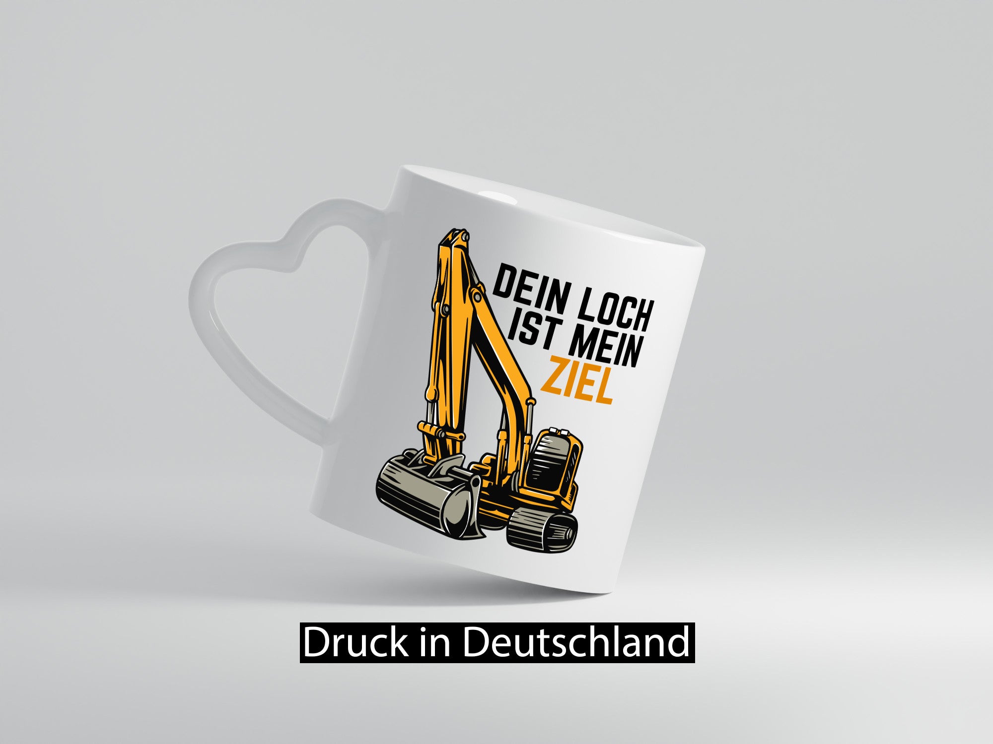 Dein loch ist mein Ziel | Bagger Minibagger Baggerführer lustiger Spruch