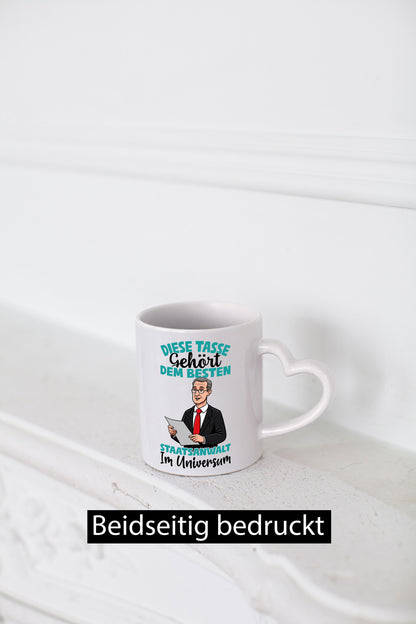 Im Universum: Staatsanwalt | Anwalt Jurist Humor Geschenkidee Tasse