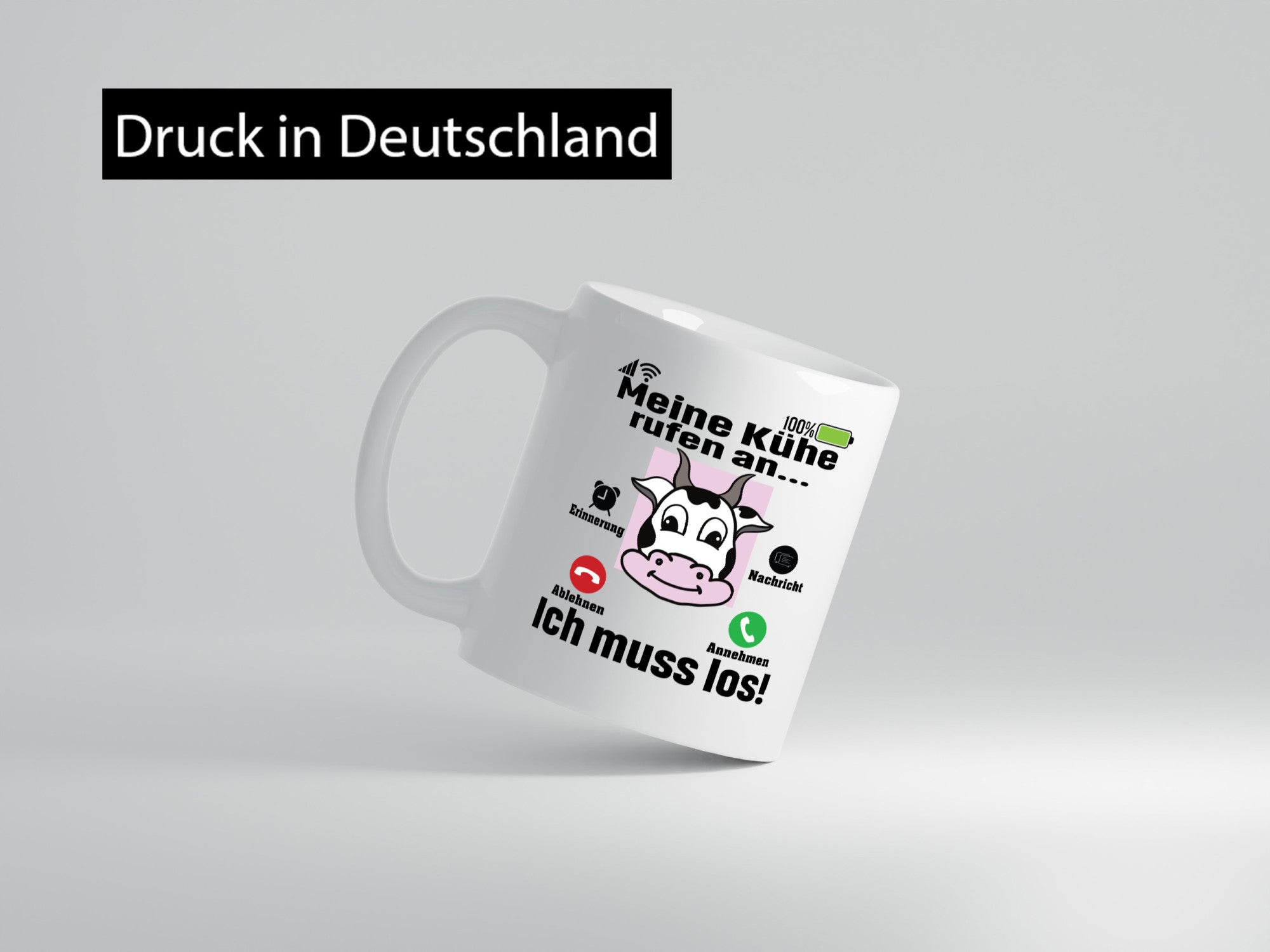 Meine Kühe rufen an | Farmer Bauern Geschenk Humor Geschenkidee lustiger Spruch