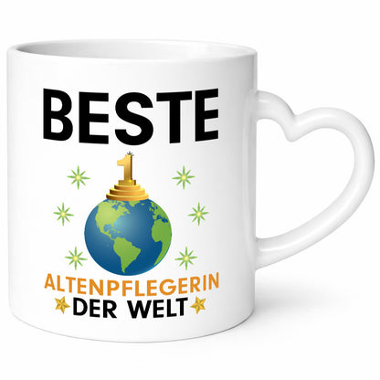 Welt Beste Altenpflegerin | Pflegepersonal Pflege Humor Geschenkidee Tasse