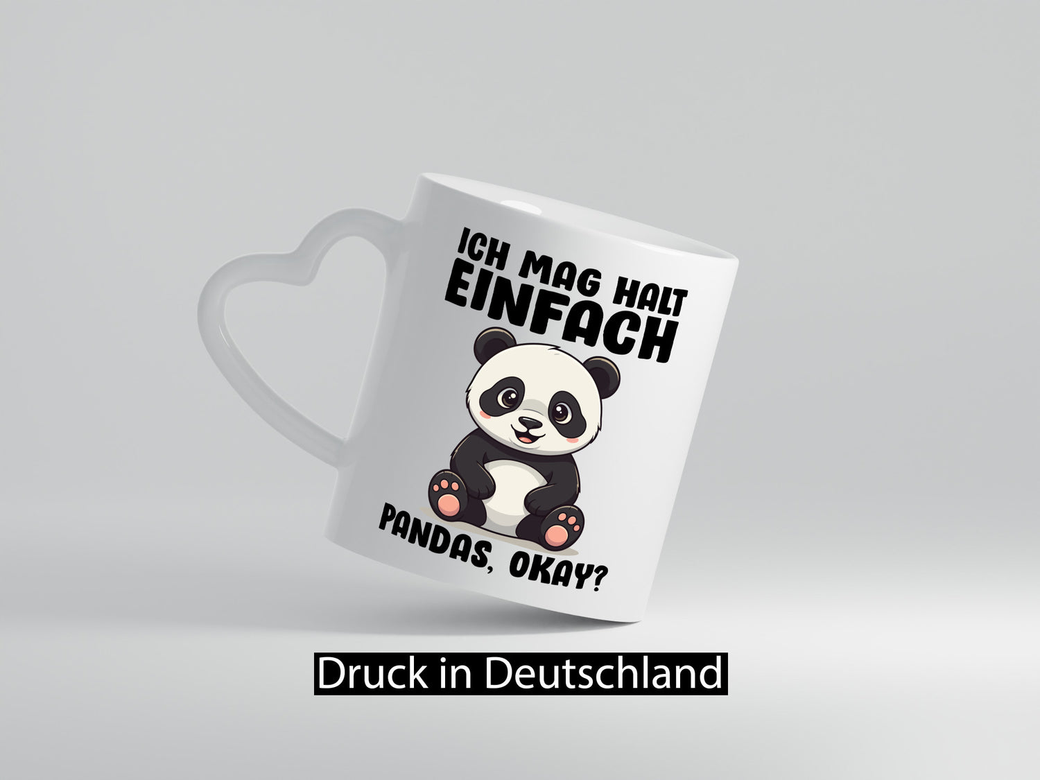 Ich mag halt einfach Pandas | Pandabär lustig Humor Geschenkidee Geschenk Tasse