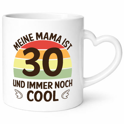 Mama 30, noch cool | Flügel lustig Familie Geschenkidee Geschenk Tasse