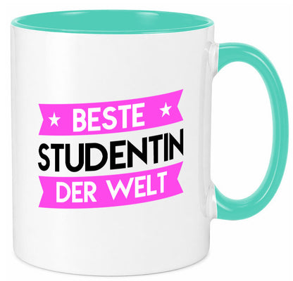 Beste Studentin | Uni Studium Universität Geschenkidee Humor Tasse