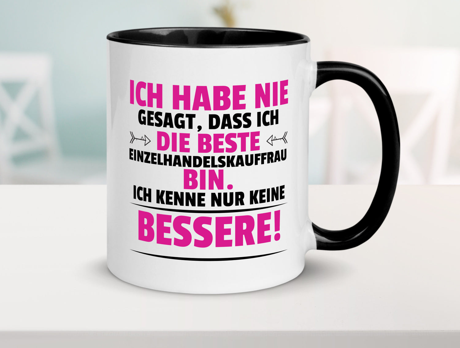 Die Beste Einzelhandelskauffrau | Einzelhandel Geschenkidee Humor Tasse