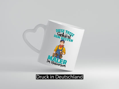 Im Universum: Maler | Malerei lustiger Spruch Geschenk Humor Geschenkidee Tasse