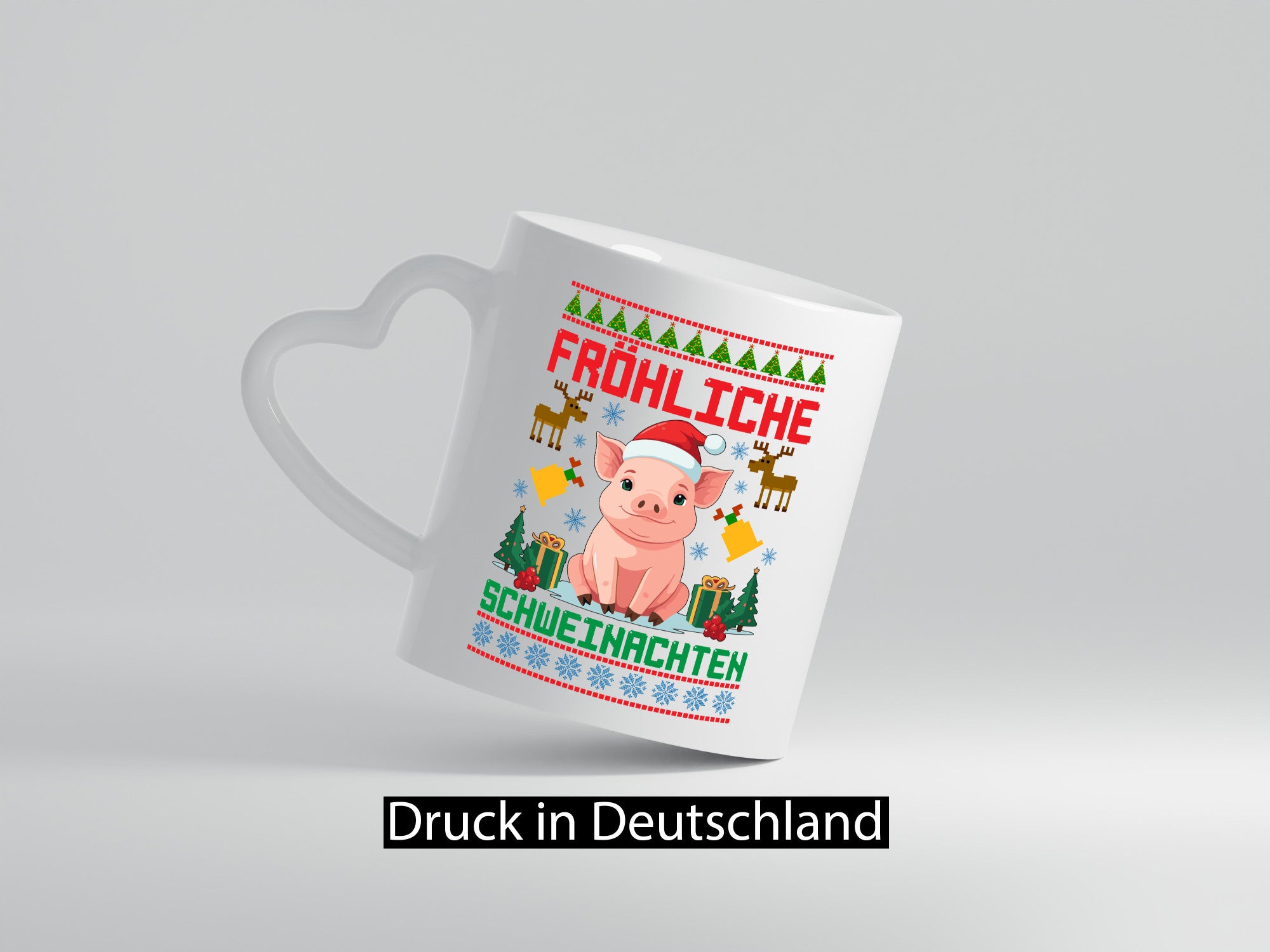 Fröhliche Schweinachten | Ugly Christmas Schwein Humor Geschenkidee Tasse