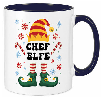 Chef Elfe | Weihnachten Weihnachts v2 lustiger Spruch Geschenk Arbeit Kollegen Tasse