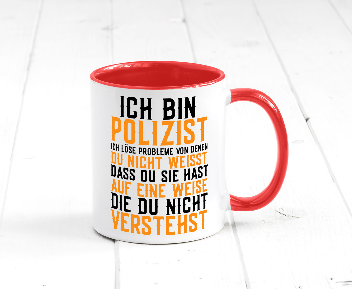 Ich bin Polizist | Polizei Beruf Job lustiger Spruch Geschenk Arbeit Kollegen