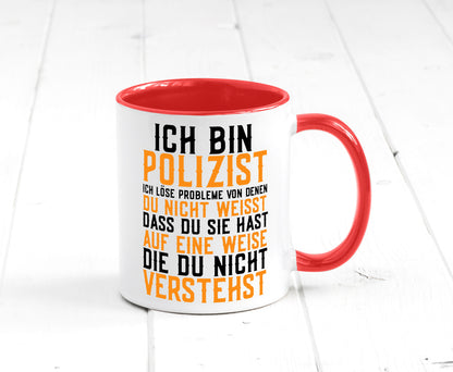Ich bin Polizist | Polizei Beruf Job lustiger Spruch Geschenk Arbeit Kollegen