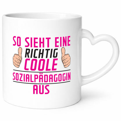 Richtig Coole Sozialpädagogin | Humor Pädagogin lustiger Spruch Geschenk