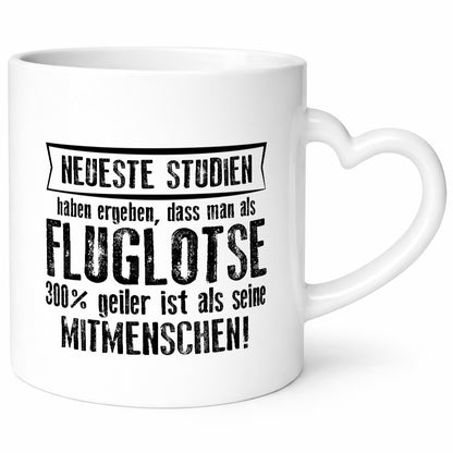 Neuste Studien: Fluglotse | Flugverkehr Flughafen Humor Geschenkidee Tasse