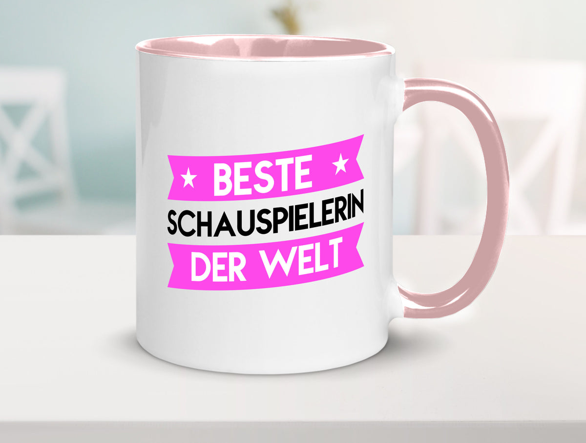 Beste Schauspielerin | Theater lustiger Spruch Geschenk Humor Geschenkidee Tasse