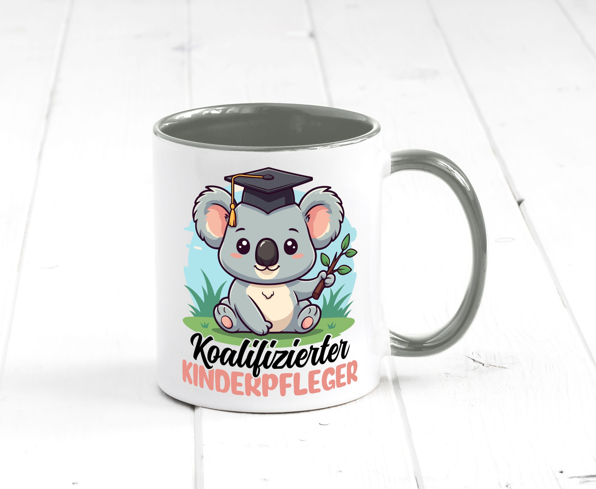 Koalifizierter Kinderpfleger | Pfleger Kinder Geschenkidee Humor Tasse