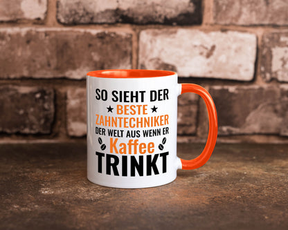 Kaffee trinkt: Zahntechniker | Zahnmedizin Geschenk Humor Geschenkidee lustiger