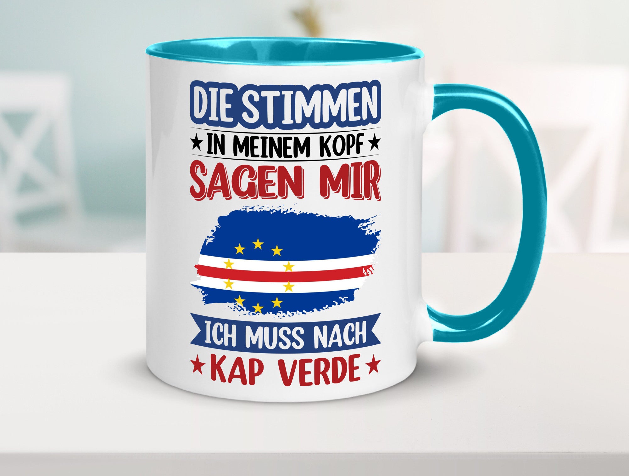 Kap Verde | Urlaub Stimmen in meinem Kopf Traumland lustig Humor Geschenkidee