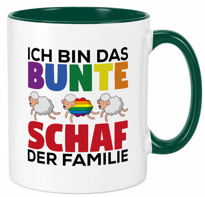 LGBTQ+ Tasse | Buntes Schaf Regenbogen Humor Geschenkidee