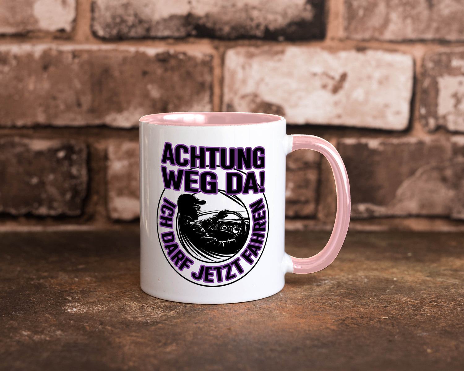 Achtung weg da ich darf jetzt Fahren | Führerschein lustig Humor Geschenkidee