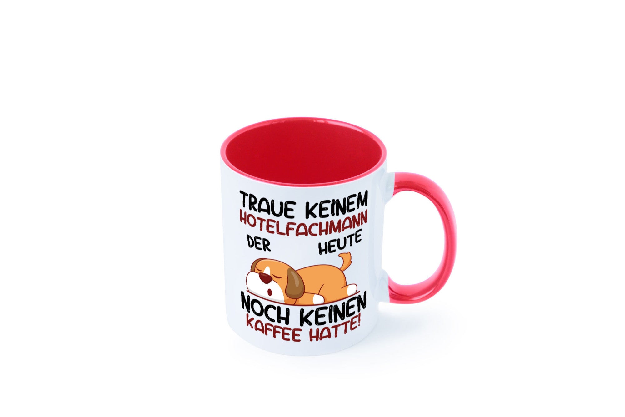 Traue keinem Hotelfachmann |Hotel lustig Humor Geschenkidee Geschenk Tasse