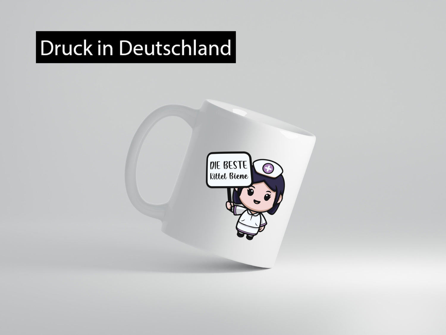 Die beste Kittel Biene | Krankenschwester Schild Geschenkidee Humor Tasse