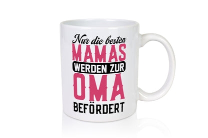 Beste Mama wird zur Oma befördert | Großmutter lustiger Spruch Geschenk Familie