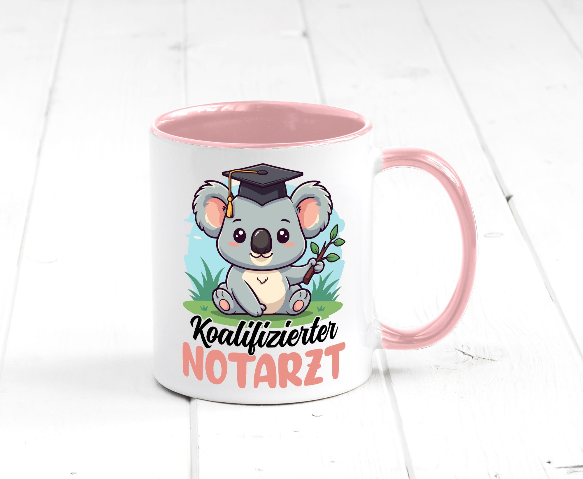 Koalifizierter Notarzt | Arzt Geschenk Humor Geschenkidee lustiger Spruch Tasse