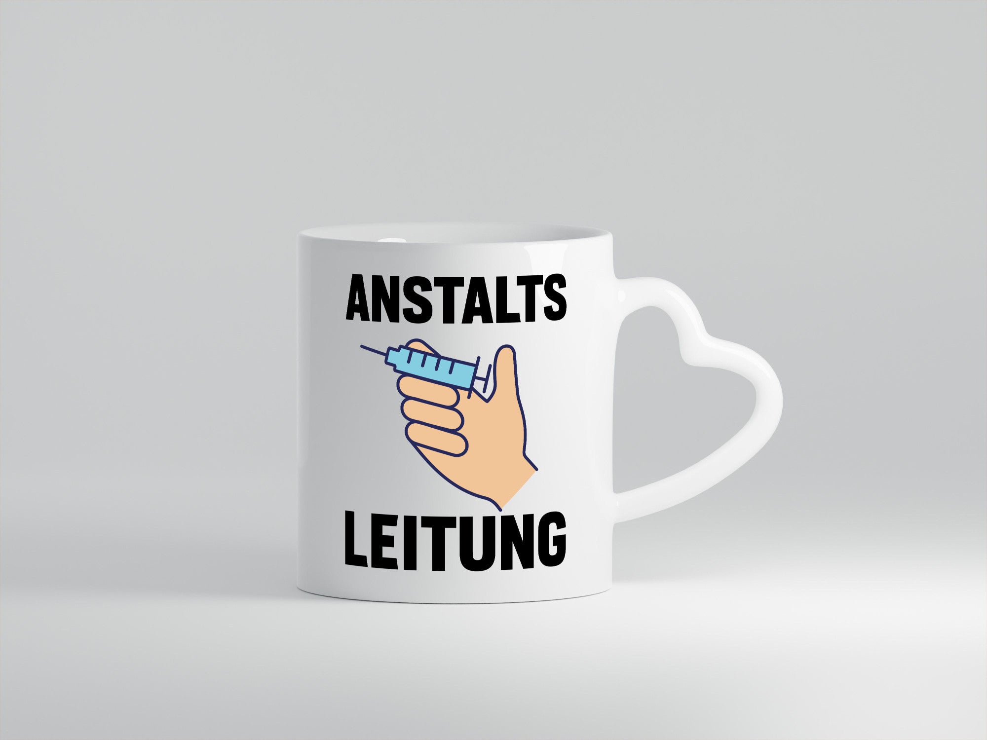 Anstaltsleitung v2 lustig Humor Geschenkidee Geschenk Tasse