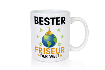 Welt Bester Friseur | Frisör lustiger Spruch Geschenk Humor Geschenkidee Tasse