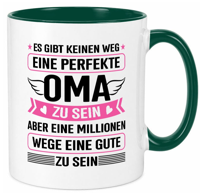 Ich bin eine gute Oma | Großmutter Beste der Welt lustiger Spruch Geschenk Tasse