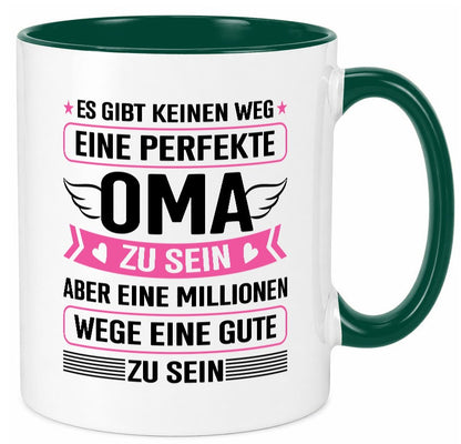 Ich bin eine gute Oma | Großmutter Beste der Welt lustiger Spruch Geschenk Tasse