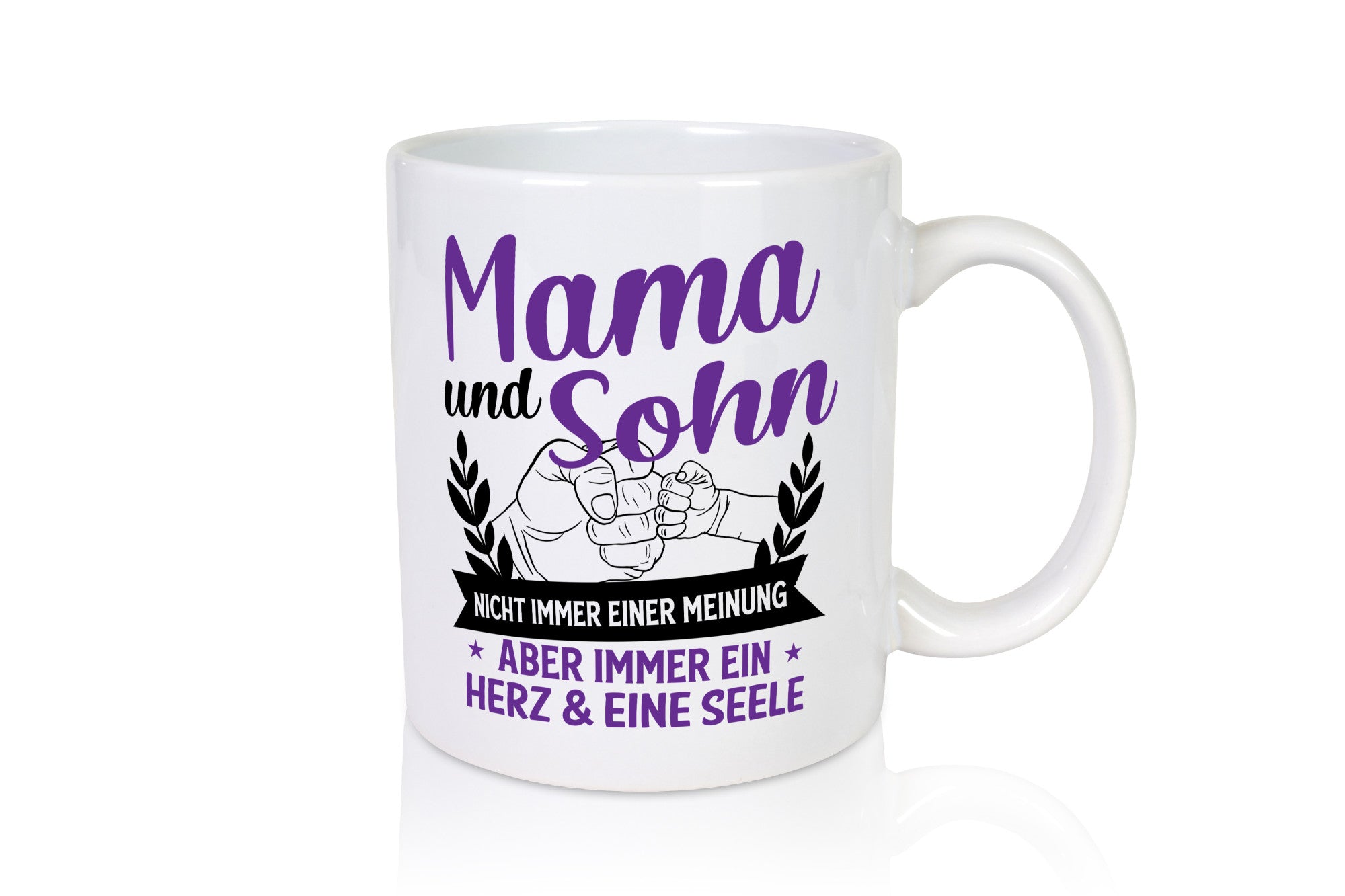 Mama und Sohn, Herz &amp; eine Seele | Fäuste Urkunde lustig Familie Geschenkidee
