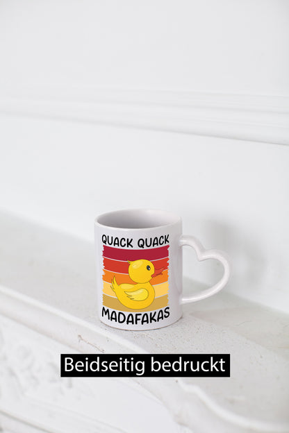 Quack Madafakas | Gummiente Ente Entchen v2 Humor Geschenkidee Tasse