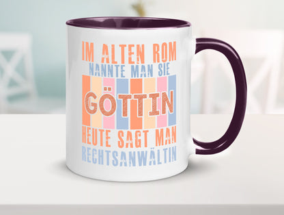 Heute sagt man: Rechtsanwältin | Jurstin Anwältin lustig Humor Geschenkidee