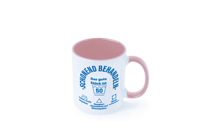 Schonend behandeln | 50 Geburtstag Humor Geschenkidee Tasse